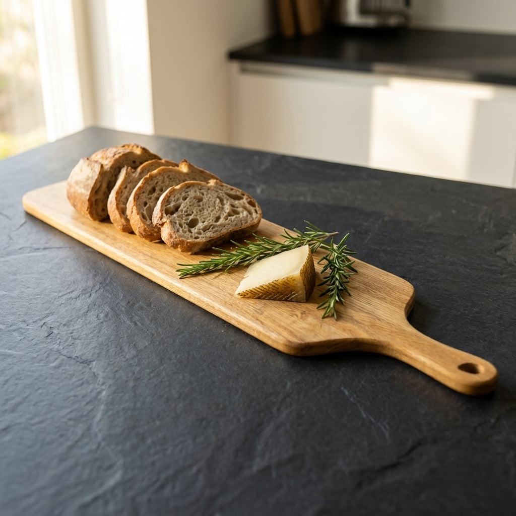 Tapasbricka i ek, 73x19x1,5 cm